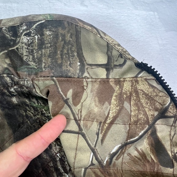 Realtree Vest Mens Large Camo Full Zip Hunting Outdoors Insulated Puffer - Picture 8 of 11